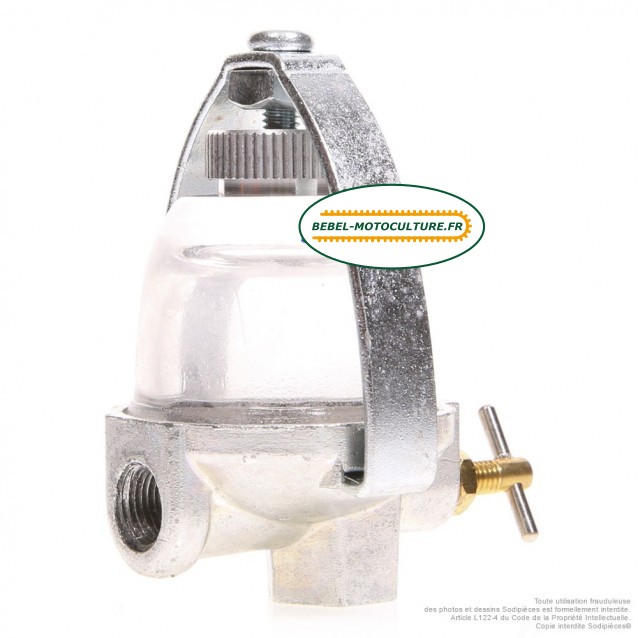 Robinet d’essence, bol à décantation Briggs & Stratton 393169, 690612, 295984