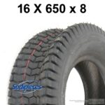 Pneu 16x6.50-8 profil gazon