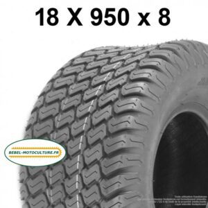 Pneu 18×9.50-8 profil gazon