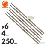 6 limes d'affûtage 4 mm (5/32) chaîne 1/4 et 3/8LP, Kerwood