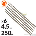 6 limes d'affûtage 4,5 mm (11/64) chaîne .325 à mi-usure, Kerwood