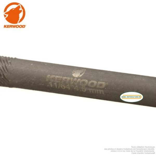 6 limes d’affûtage 4,5 mm (11/64) chaîne .325 à mi-usure, Kerwood