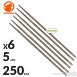 6 limes d'affûtage 5 mm (13/64) chaîne 3/8 (Stihl) et 404 à mi-usure, Kerwood