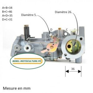 Carburateur pour Briggs & Stratton 498298