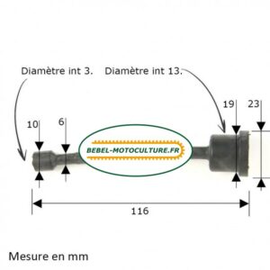 Durite d’essence découpeuse Stihl TS50, TS510, TS760