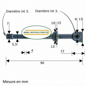Durite d’huile pour Stihl 017, 018, MS170, MS180, 1130 647 9400