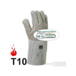 Gants de soudeur anti-chaleur. Taille 10