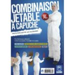 Combinaison jetable à capuche taille 4 (XL)