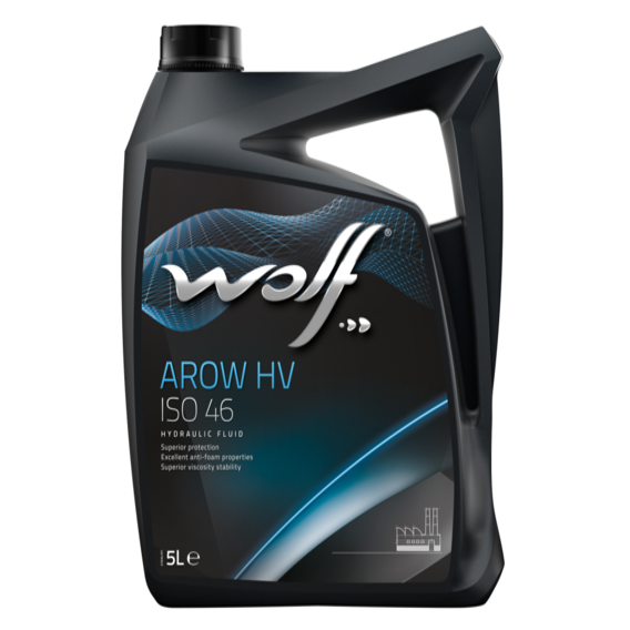 Huile hydraulique WOLF AROW HV ISO 46 – 5L