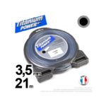 Fil nylon rond Titanium Power 3,5mm x 21m pour débroussailleuse