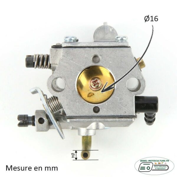 Carburateur pour tronçonneuse Stihl 026, MS260, 1121-120-0610