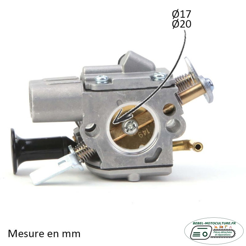 Carburateur pour tronçonneuse Stihl MS261, MS271, MS291, 1149-120-0612