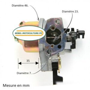 Carburateur pour Honda GXV160, 16100ZE7W20, 16100ZE7W21