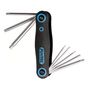 Jeu de 8 clés Torx pliable T9/10/15/20/25/27/30/40 Fixtec