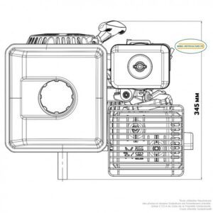 Moteur Rato R210 – 212cc – 6CV – Arbre 19,05 mm – Filtre à air à bain d’huile