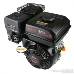 Moteur motobineuse Rato R210 – 212cc – 6CV – Arbre horizontal 19,05 mm