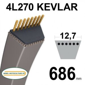 Courroie Kevlar motobineuse Honda F25, 23161-708-025, 23161708025