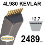 Courroie 4L980 Kevlar Trapézoïdale Lisse