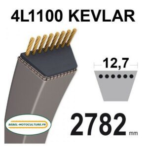 Courroie 4L110 Kevlar Trapézoïdale Lisse