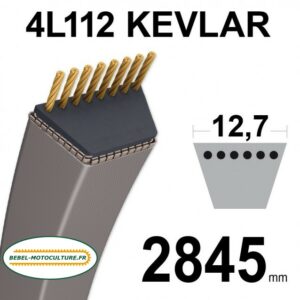 Courroie d’entrainement pour Bestgreen BM155H92, BM185H107, 165632