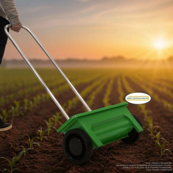 Semoir à grain 12 L • Largeur 45 cm • Poignée aluminium