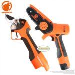 Pack mini tronçonneuse + sécateur électrique sans fil Kerwood 2 batteries