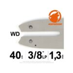 Guide 40cm, 3/8LP, 1,3mm tronçonneuse STIHL