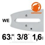Guide tronçonneuse STIHL 63cm, 3/8, 1,6mm, Kerwood