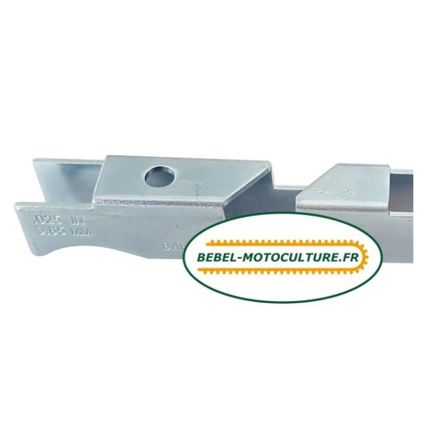 Gabarit d’affûtage pour chaine de tronçonneuse