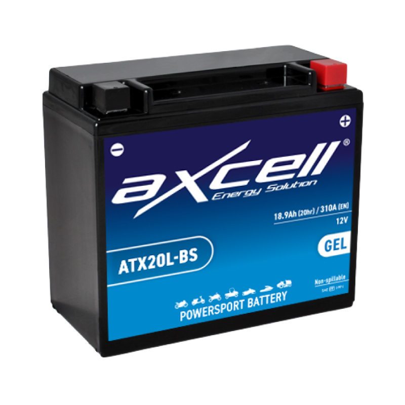 Batterie Gel ATX20L-BS / 12N18-3A Axcell