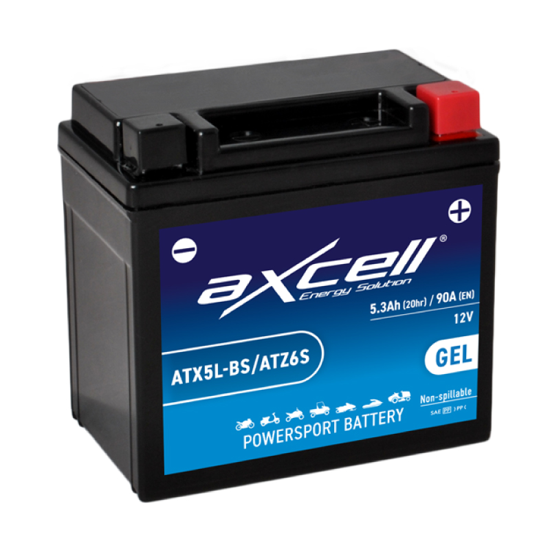 Batterie Gel ATX5L-BS / ATZ6S / 12N9-4B1 Axcell