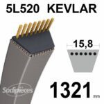 Courroie 5L520 Kevlar Trapézoïdale Lisse