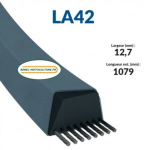 Courroie LA42 Trapézoïdale Lisse