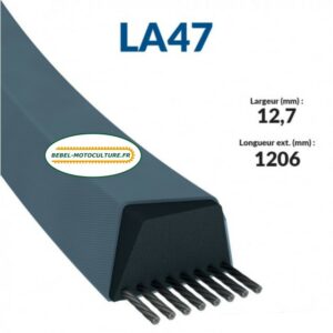 Courroie LA47 Trapézoïdale Lisse