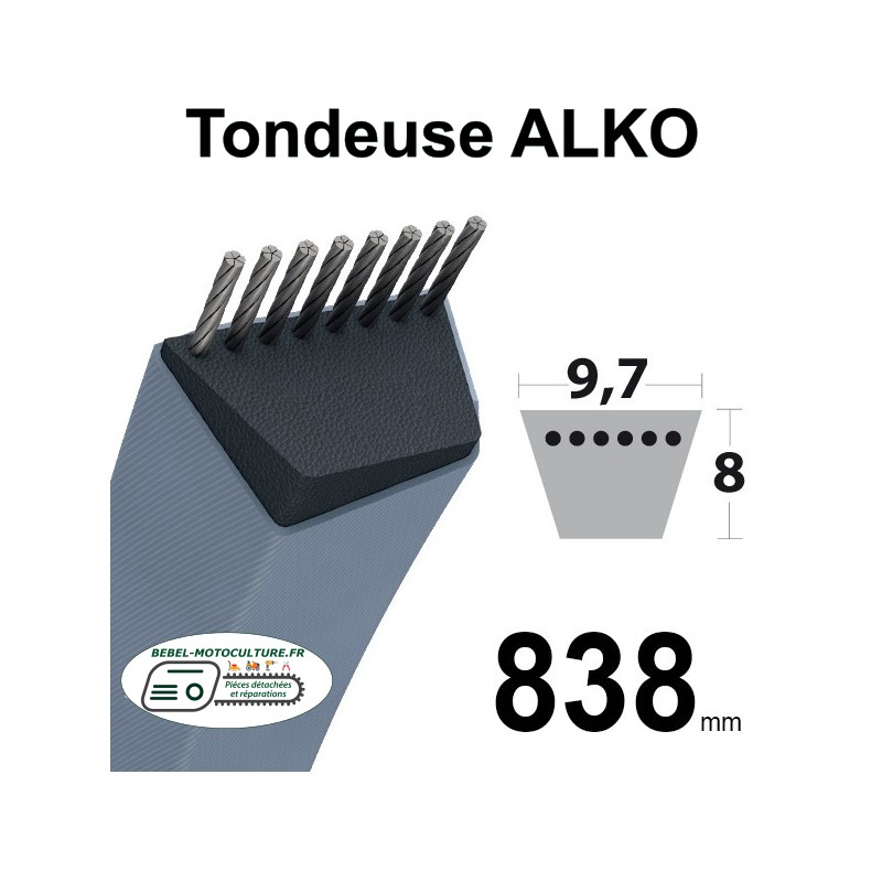 Courroie pour tondeuse Alko 5210 HPD/HW, 462714
