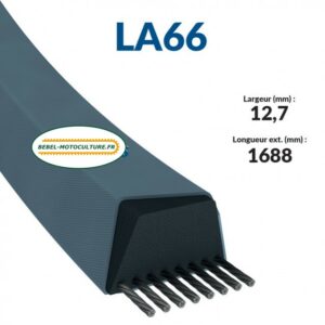 Courroie LA66 Trapézoïdale Lisse