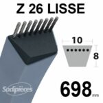 Courroie Z26 Trapézoïdale Lisse