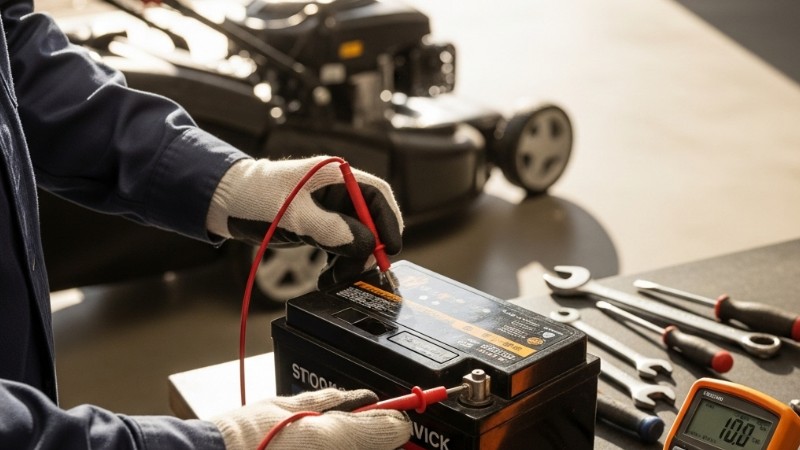 Batterie et entretien hivernal : préserver la performance de votre tondeuse