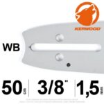 Guide chaine 50cm, 3/8", 1,5mm, Kerwood 20A3KSWB
