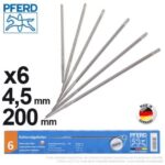 6 limes rondes 4,5 mm (11/64) Pferd chaînes 325