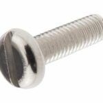 Vis M5 x 12mm tête cylindrique fendu
